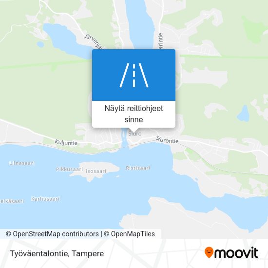 Työväentalontie kartta