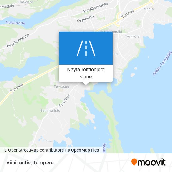 Viinikantie kartta