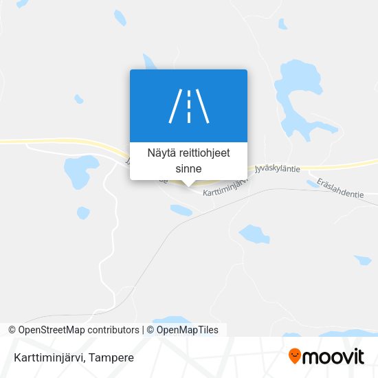 Karttiminjärvi kartta