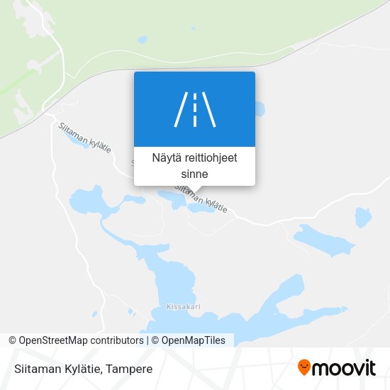 Siitaman Kylätie kartta