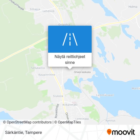 Särkäntie kartta