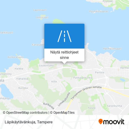 Läpikäytävänkuja kartta