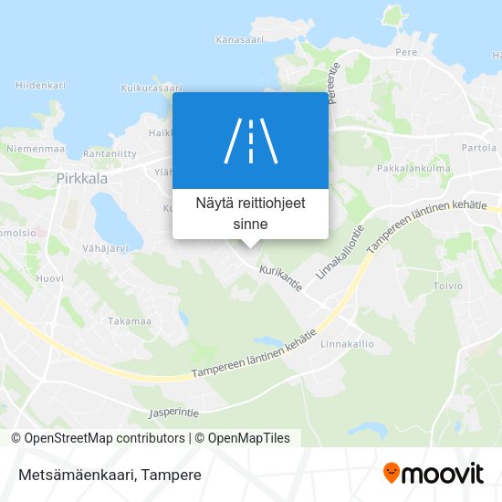 Metsämäenkaari kartta