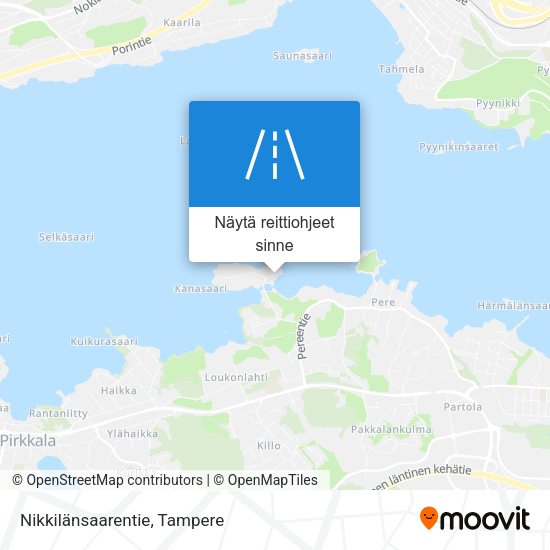 Nikkilänsaarentie kartta