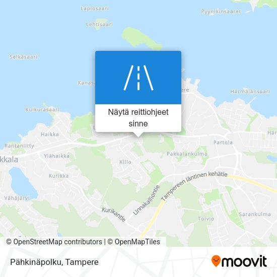 Pähkinäpolku kartta