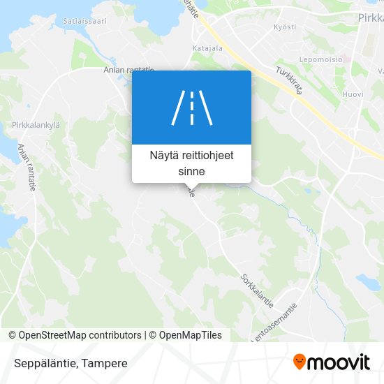 Seppäläntie kartta
