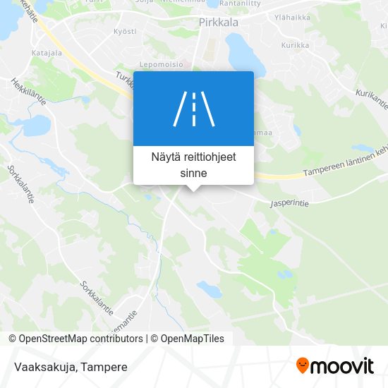 Vaaksakuja kartta