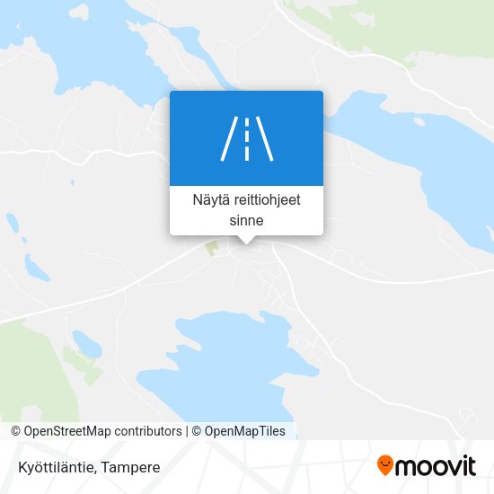 Kyöttiläntie kartta
