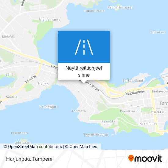Harjunpää kartta