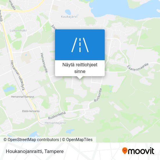 Houkanojanraitti kartta