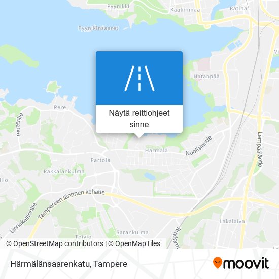 Härmälänsaarenkatu kartta