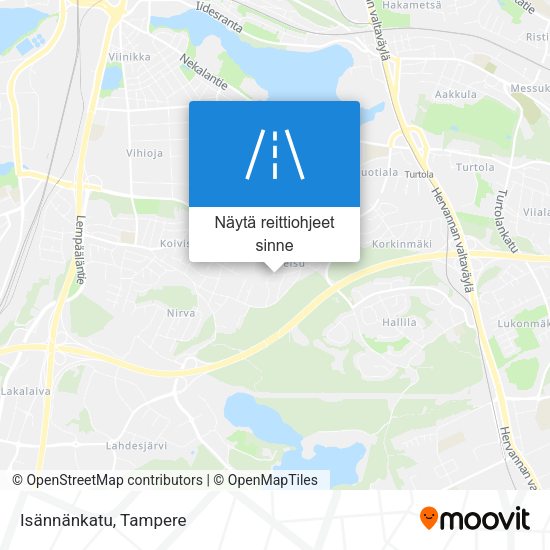 Isännänkatu kartta
