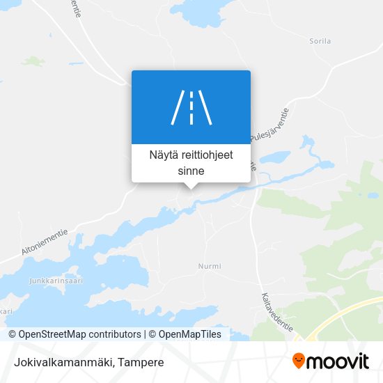 Jokivalkamanmäki kartta