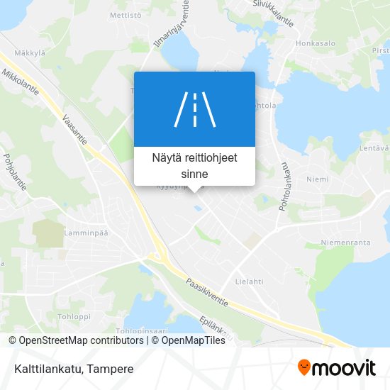 Kalttilankatu kartta