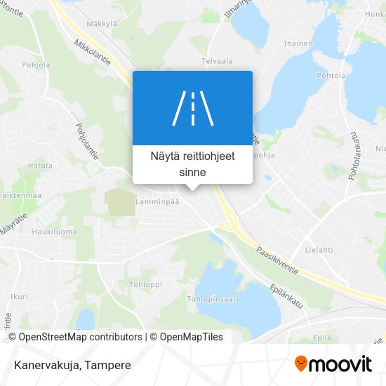 Kanervakuja kartta