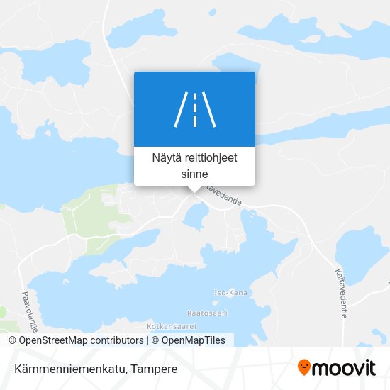 Kämmenniemenkatu kartta