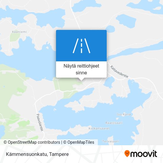 Kämmensuonkatu kartta