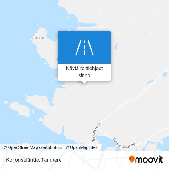 Koljonseläntie kartta