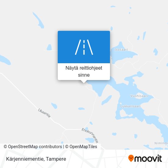 Kärjenniementie kartta
