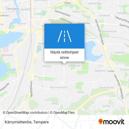 Kärrymiehentie kartta