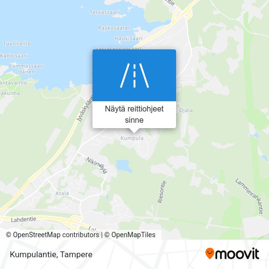 Kumpulantie kartta