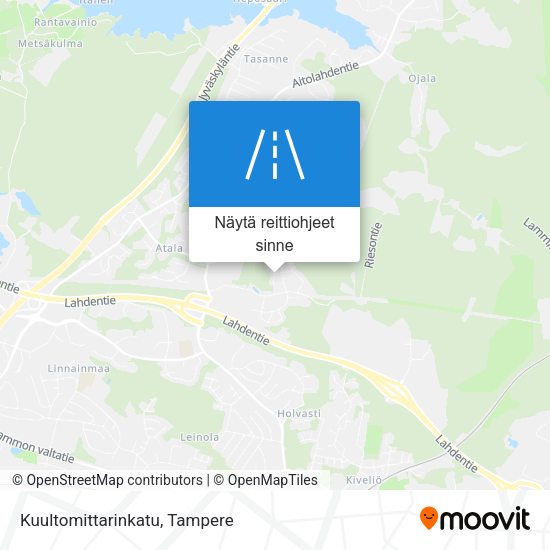 Kuultomittarinkatu kartta