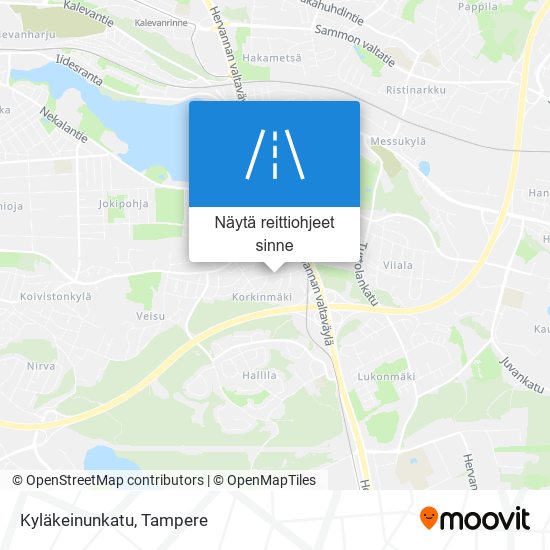 Kyläkeinunkatu kartta