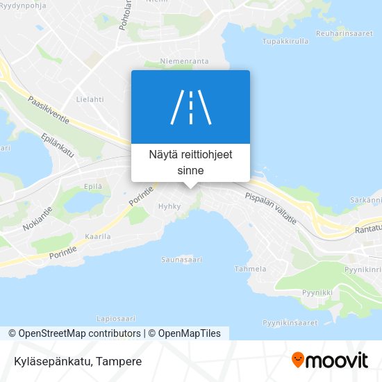 Kyläsepänkatu kartta