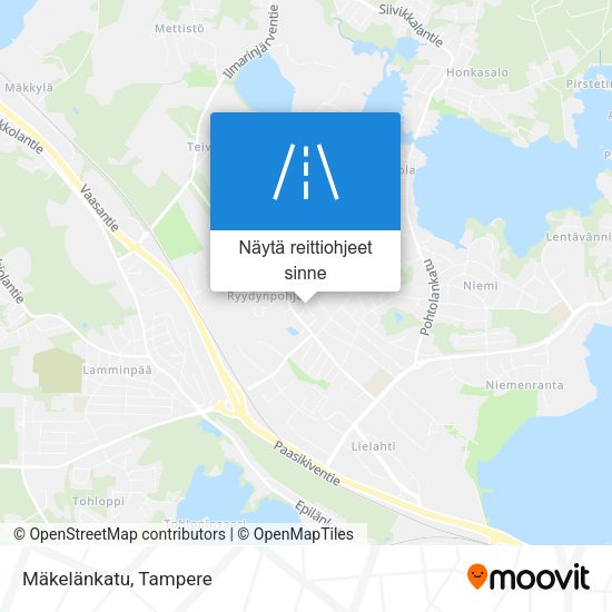 Mäkelänkatu kartta
