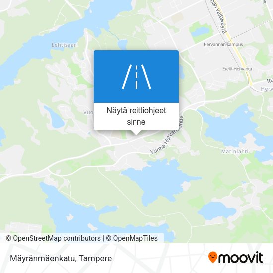 Mäyränmäenkatu kartta