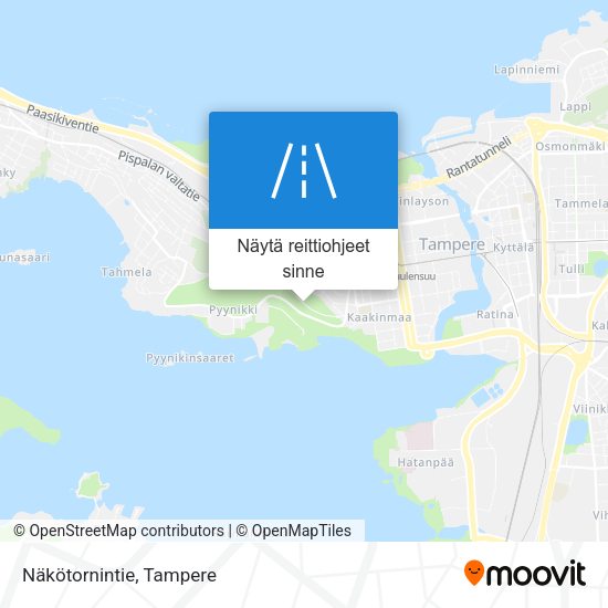 Näkötornintie kartta