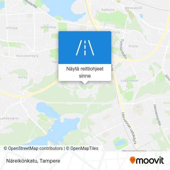 Näreikönkatu kartta