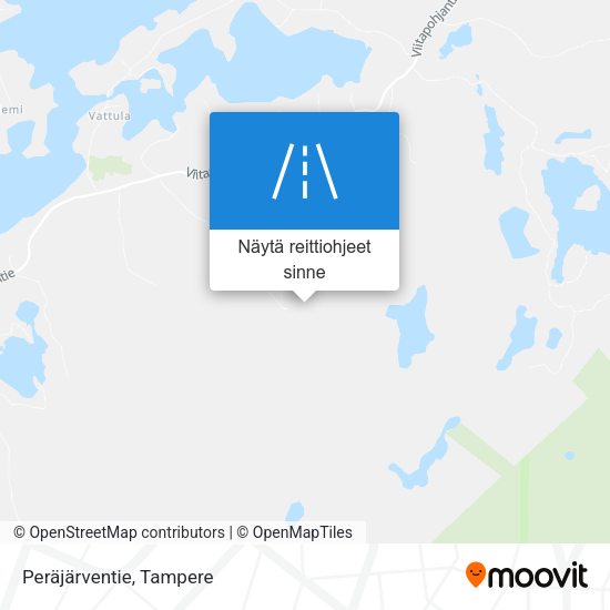 Peräjärventie kartta