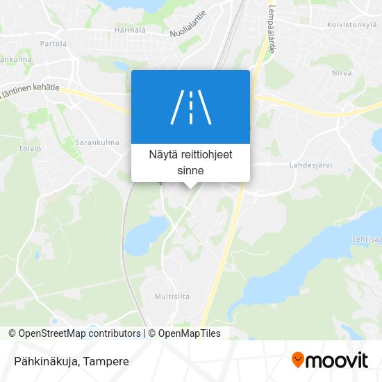 Pähkinäkuja kartta