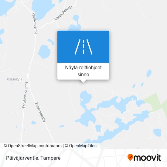 Päiväjärventie kartta