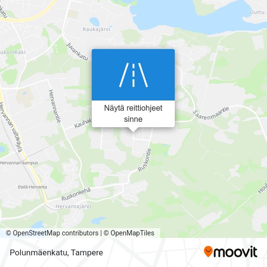 Polunmäenkatu kartta