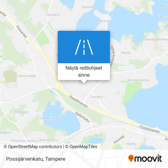 Possijärvenkatu kartta