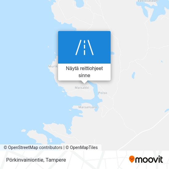 Pörkinvainiontie kartta