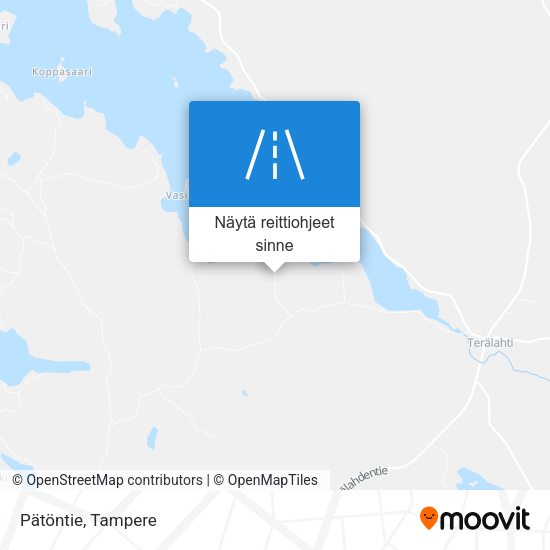 Pätöntie kartta
