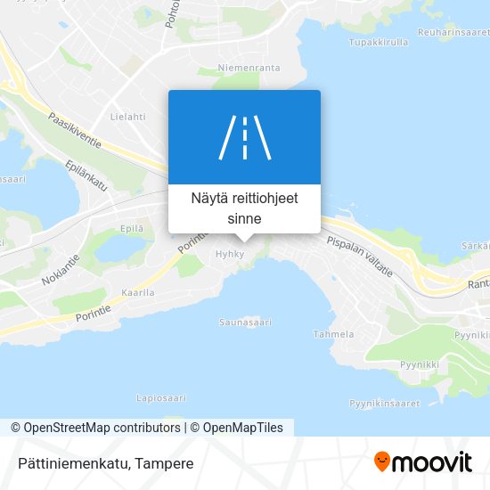 Pättiniemenkatu kartta