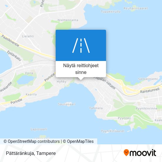 Pättäränkuja kartta
