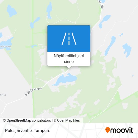 Pulesjärventie kartta
