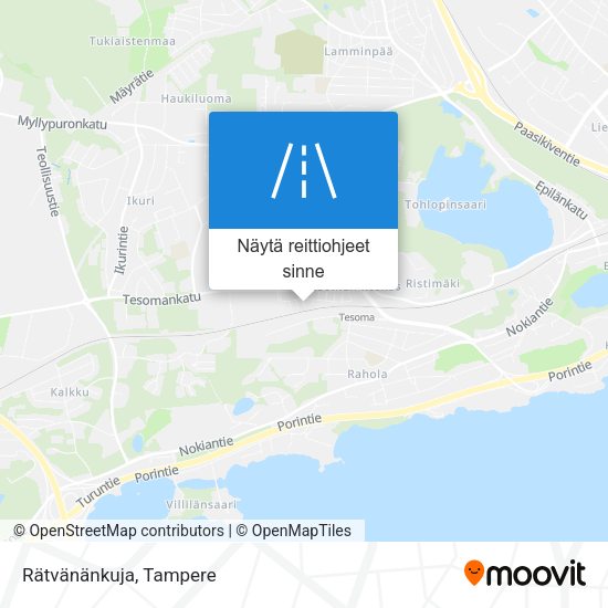 Rätvänänkuja kartta