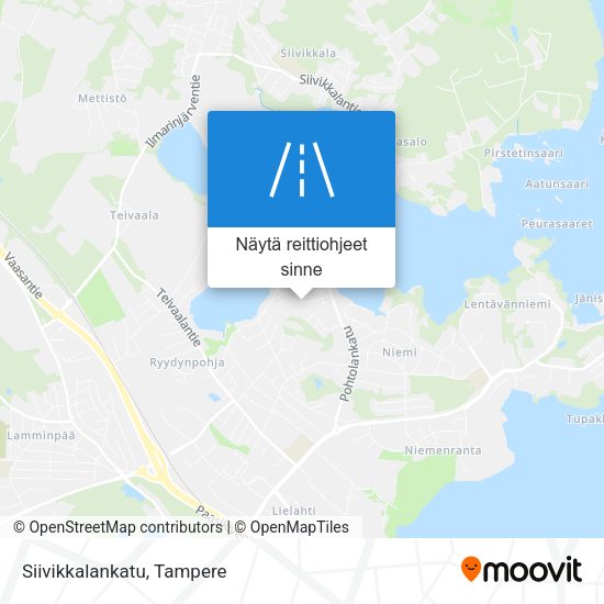 Siivikkalankatu kartta