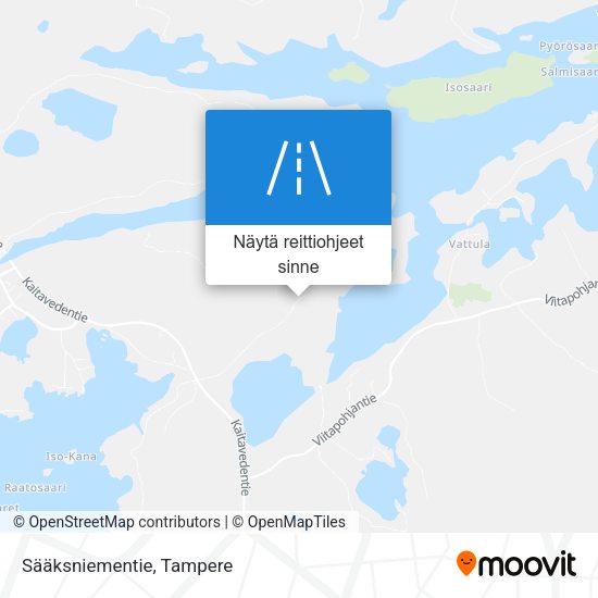 Sääksniementie kartta