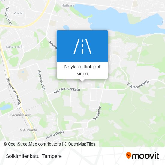 Solkimäenkatu kartta