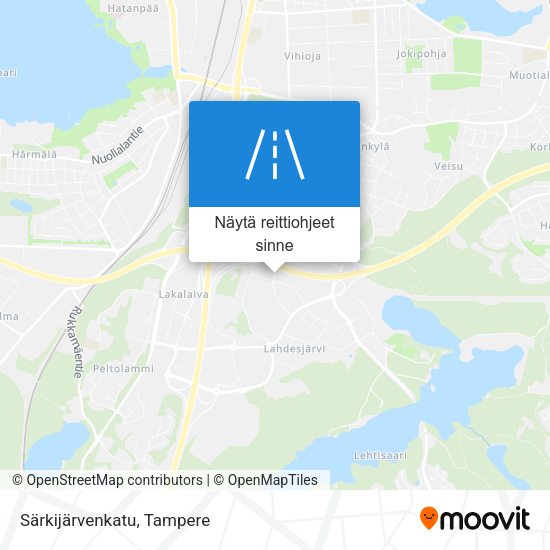 Särkijärvenkatu kartta