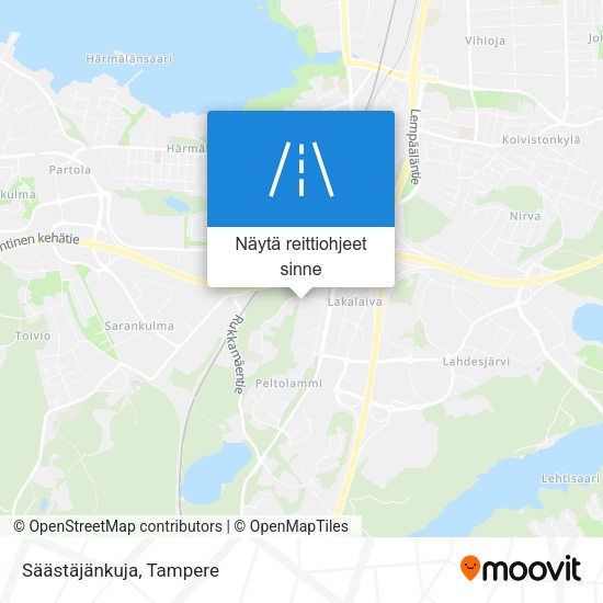 Säästäjänkuja kartta