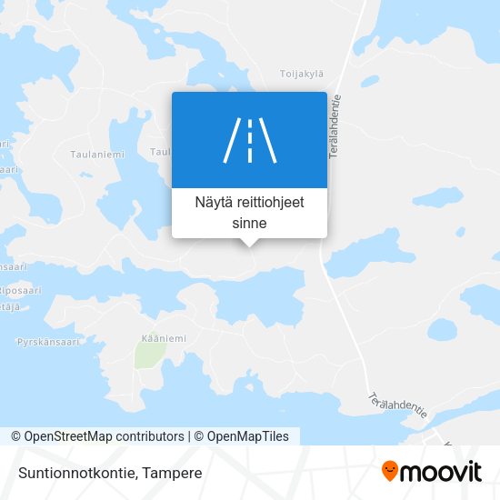 Suntionnotkontie kartta