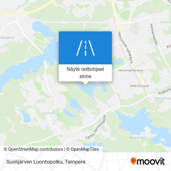 Suolijärven Luontopolku kartta